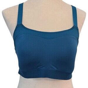 Brooks Moving Comfort Sports Bra Dare Racerback Size 36C 350073 Lined Athletic